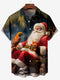 Men's Christmas Funny Graphic Short Sleeve Hawaiian Shirt